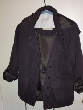 Obey Grey Utility Jacket with Stud Detail